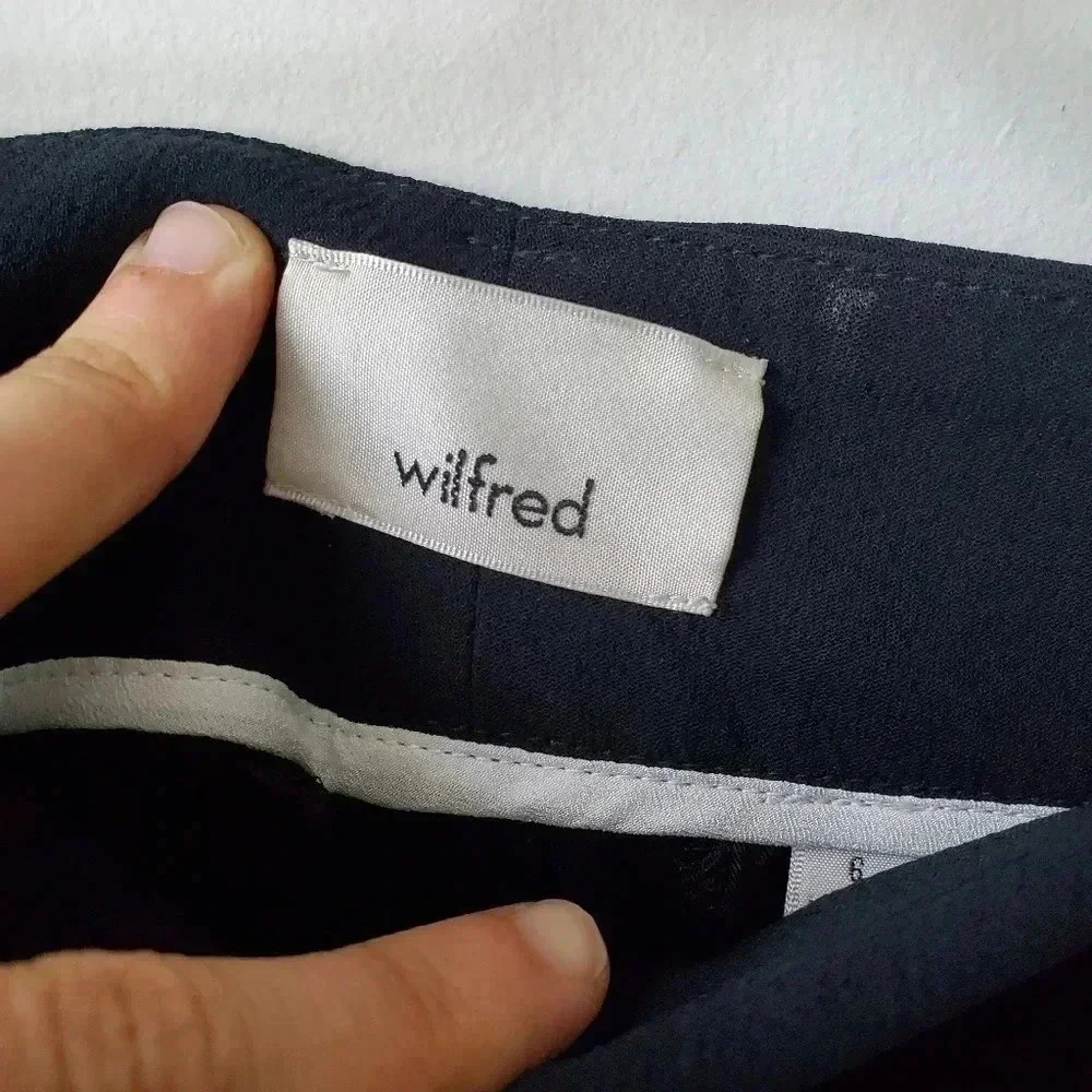 Wilfred tie front  pant black - Picture 5 of 9
